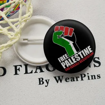 Palestína Vlajka Tin Tlačidlo Kolíky LGBT Homosexuálov Dúhový Pride Tlačidlo Odznaky