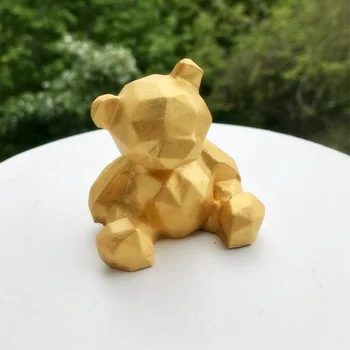 3D Silikónové Formy DIY Geometrie Stereo Medveď, Jeleň Mačka Orangutan Zvierat Formy Ornament Formy Cake Decoration Nástroje Tortu Nástroj 2021 Nové