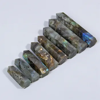 Jediný Prírodný Kremičitý Kameň Šesťhranný Stĺp Crystal Bod Minerálne Amethysts Uzdravenie Ornament Dekorácie wicca Rock DIY Plavidlá