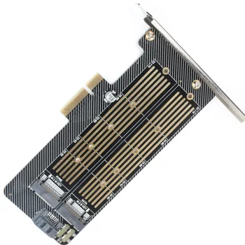 1 Kus PCIEx4-M2 Pevný Disk Adaptér rozširujúce Karty pre NVME Protokol NGFF SSD Full-speed Dizajn Viac A Ochrany