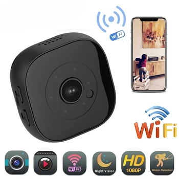 HD 1080P wifi IP mini Videokamera Infračervené Nočné Verzie Mikro Kamera DVR Diaľkové Ovládanie, Pohybový Senzor Cam Video rekordér