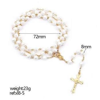 Veľkoobchod Charms Ježiš Kríž, Ruženec, Vintage Náhrdelník Prívesok Kríž Šperky 2021 Trend Katolíckej Náhrdelník Darčeky Zliatiny Zinku NOVÉ