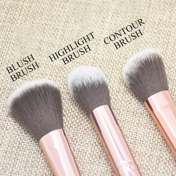 NOVÉ Make-up Brushs make-up hubky Maquillage Reálne Technika make-up Brushs Prášok Voľné Políčko Pás nadácie kefa