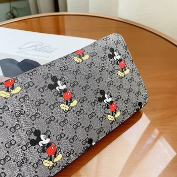 Disney Long Peňaženky 2021 Lete Nové Taška Cartoon Mickey Mouse Žena Taška Multi-card Dievča Mince v Kabelke Peňaženku Ženy peňaženky