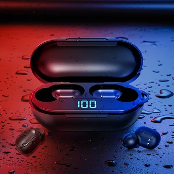 Nové H6 Bezdrôtové Slúchadlá Bluetooth 5.0 Slúchadlá TWS HIFI Mini In-ear Športové Bežecké Headset Podporu iOS/Android Telefóny HD Hovor