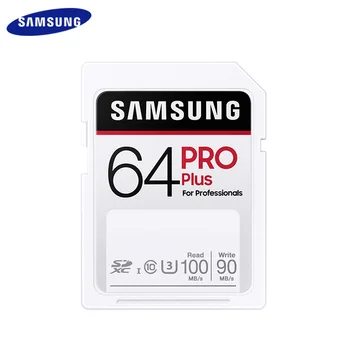 Pôvodné SAMSUNG PRO Plus UHS-III SD Karta 32GB 64GB 128 gb kapacitou 256 GB High Speed Class 10 Pamäťová Karta SDHC SDXC Pre Digitálny Fotoaparát