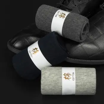 Xiao 10Pairs Box Balenie pánske Bavlnené Ponožky Čierne Business Mužov Ponožky Mäkké Priedušné Letné v Zime pre Človeka Chlapca Darček 39-45 Veľkosť