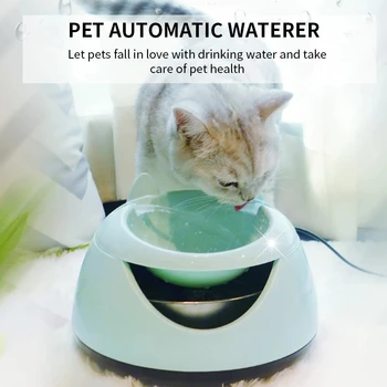 1,5 L Automatické Mačka Studne LED Elektrické Pet Filtrácie Pitnej Misy USB Vypnúť Svetelný Vody Feeder Napájačiek Pre Mačky