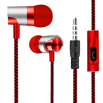 Slúchadlá 3,5 mm In-Ear 1,2 m Káblové Ovládanie Športové Headset Káblové Slúchadlá Pre Huawei Honor Smartphone S Mikrofónom