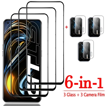 6-v-1 Tvrdené Sklo Obrazovky Chrániče na Realme Gt 5g Realme 6 7 8 X50 X2 XT C3 Pro Objektív Fotoaparátu na Film na Realme Narzo 30 5g