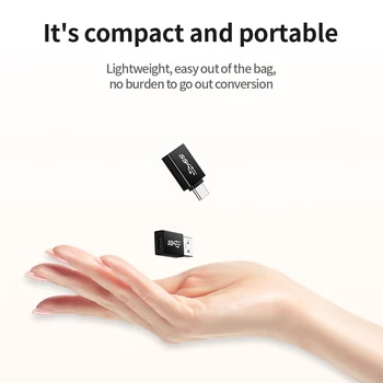 Mini USB 3.0 Typ C OTG Adaptér Typ C do USB Adaptér Typ C OTG Converter Pre Macbook Pro Air Samsung S10 S20 USB OTG