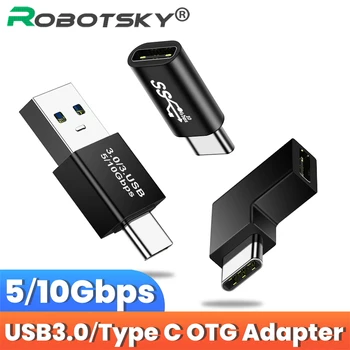 Mini USB 3.0 Typ C OTG Adaptér Typ C do USB Adaptér Typ C OTG Converter Pre Macbook Pro Air Samsung S10 S20 USB OTG