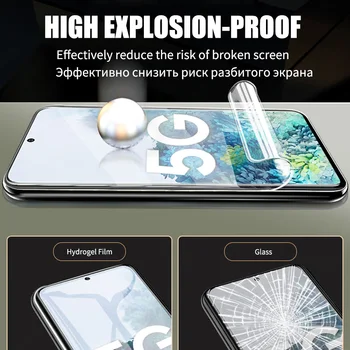 Hydrogel Film Nie Skla Pre Samsung Galaxy A51 A50 A71 A30 A40 A70 A10 Screen Protector A21S A30S A20 A60 A80 A90 Mäkké Film