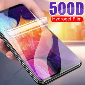 Hydrogel Film Nie Skla Pre Samsung Galaxy A51 A50 A71 A30 A40 A70 A10 Screen Protector A21S A30S A20 A60 A80 A90 Mäkké Film