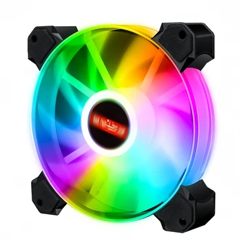 120mm PC Case Fan Adresný RGB ARGB Tiché Chladenie Ventilátor s 2 Hydraulické Ložiská pre Stolné PC, Počítač