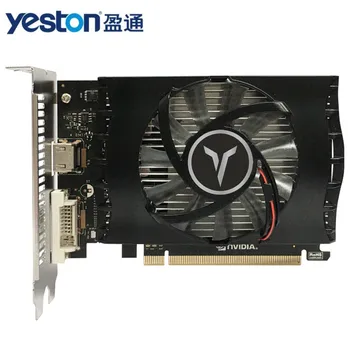 Yeston grafická Karta GT1030 4G/64bit/DDR4 Hranie Stolného počítača PC Video Graphics podpora DVI/HDMI-kompatibilné 1152/1380MHz 14nm