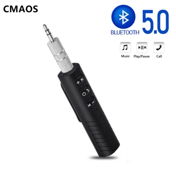 CMAOS Bezdrôtová 5.0 Prijímač Vysielač Adaptér 3,5 mm Jack Pre Auto Hudbu, Audio Aux A2dp Slúchadlá Receiver, Handsfree