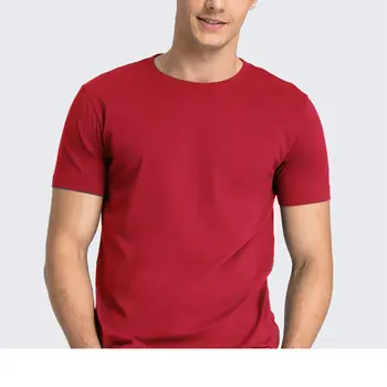 Pánske Tričko Krátky Rukáv T-Shirt O-Krku Slim Farbou Pol Rukávy Tee Tričko 2021
