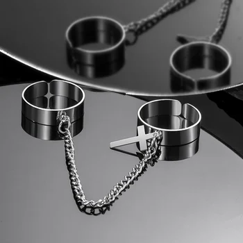 Móda Jednoduchý Dizajn Anillos Ročníka, Strieborná Farba Spoločné Prstene Sady Šperkov Kórejská Verzia Krúžky Príslušenstvo Pracky Joinntt Krúžok