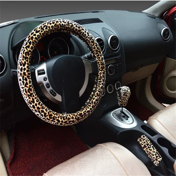 Auto Príslušenstvo Volante Vozidla Kryty Leopard Tlač Luxusný Dizajn Non-slip Interiéru Auta Tovaru Volantu, Chránič