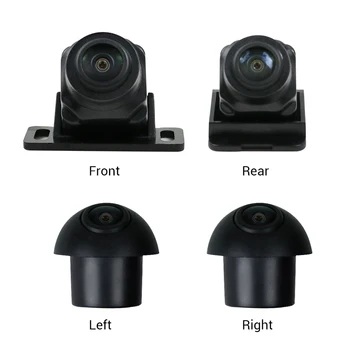Eunavi HD 3D 360 Fotoaparát na Android, autorádio Auto Vták Zobrazenie Systém 4 Fotoaparát 360 1080P Zadné/Predné/Ľavý/Pravý 3D Fotoaparát 360