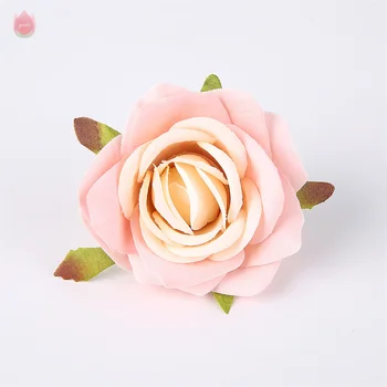 2/10pcs 7 CM Umelého Hodvábu Ruže Kvet hlava pre Svadobné kvetinové steny dekoratívne Domova DIY Veniec Zápisník v Darčekovej krabičke, Plavidlá,