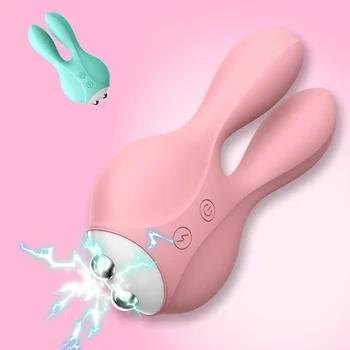 12 Frekvencia Prsia Stimulátor Klitorisu Masér Sex Produkty Vibrátory Vajcia Elektrickým Prúdom Rabbit Vibrátor sexuálnu Hračku pre Ženy Muži