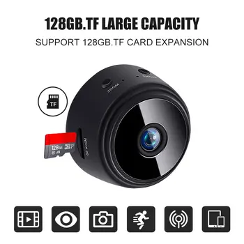 A9 Bezdrôtový Mini Kamera Home Security Kamera WiFi Nočné Videnie 720P Bezdrôtové bezpečnostné Kamery Diaľkové Monitorovanie Ip Kamery